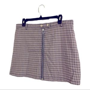 Wild Fable Zip Up Plaid Skirt (matching jacket) 🆕